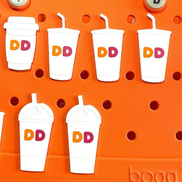 Dunkin Donuts Bogg Charm-Dunkin Coffee Bogg Charm-DD Coffee Bogg Bit - Picture 1 of 4